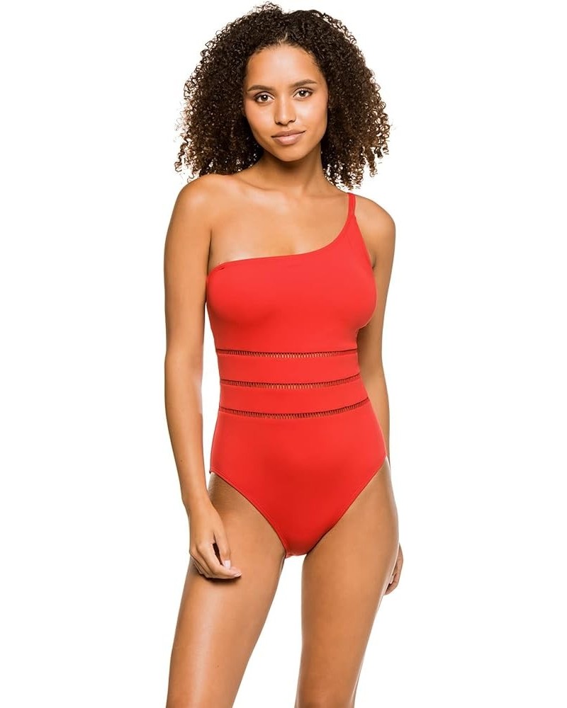 Behind The Seams One Shoulder Mio Ginger $44.72 Swimsuits