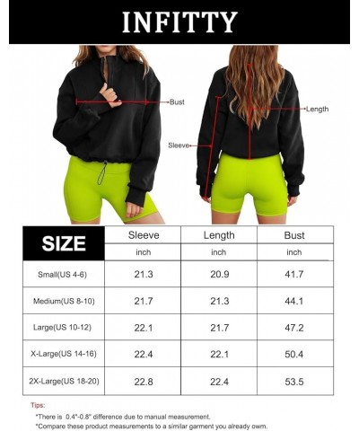 Women's Half Zip Pullover Sweatshirts Quarter Zip Hoodies Long Sleeve Tops Fall Outfits 2023 Y2K Winter Clothes Apricot $14.3...