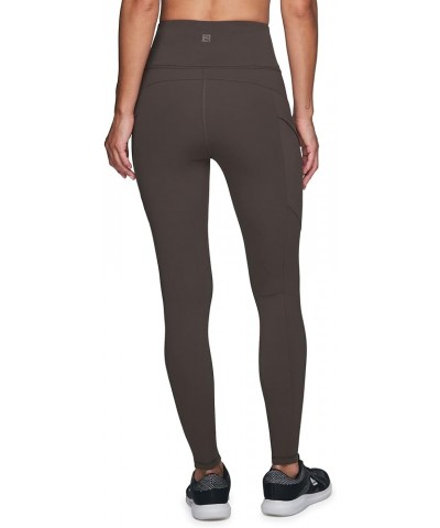 Women's Super Soft Cargo Hiking Gym Full Length Legging with Pockets Peached Espresso $20.09 Activewear