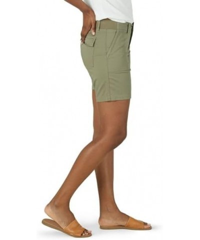 Women's Midrise 7" Regular Fit Utility Short Deep Lichen Green $13.76 Shorts