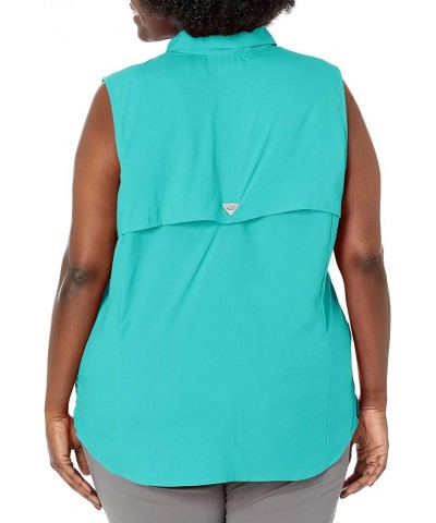 Sportswear Women's Tamiami Sleeveless Shirt Electric Turquoise $17.98 Activewear