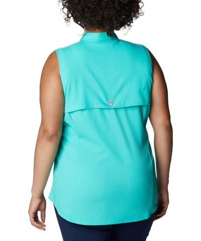 Sportswear Women's Tamiami Sleeveless Shirt Electric Turquoise $17.98 Activewear