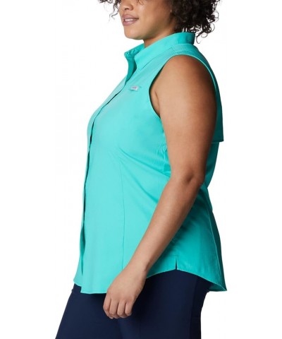 Sportswear Women's Tamiami Sleeveless Shirt Electric Turquoise $17.98 Activewear