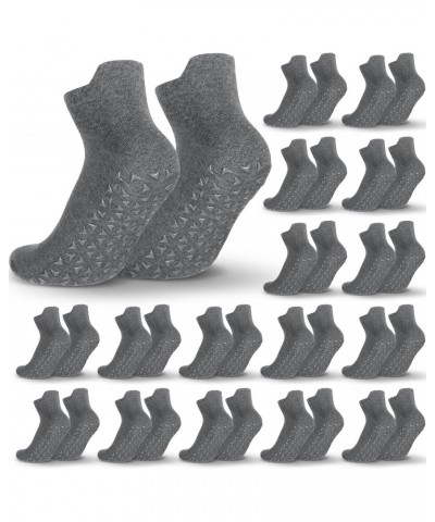 30 Pairs Non Slip Socks Unisex Grip Socks Non Skid Pilates Yoga Hospital Socks for Men Women Elderly(Men Size 6.5-10, Women S...