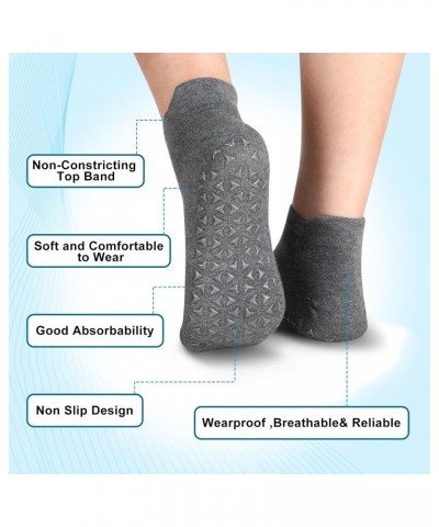 30 Pairs Non Slip Socks Unisex Grip Socks Non Skid Pilates Yoga Hospital Socks for Men Women Elderly(Men Size 6.5-10, Women S...