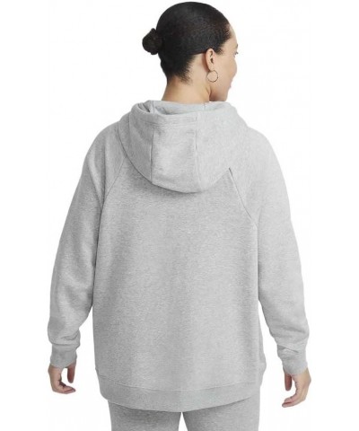 Women's Dark Grey Heather Essential Fleece Hoodie (BV4124 063) Heather Grey/White $27.06 Activewear