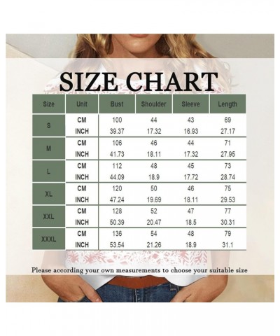 3/4 Length Sleeve Womens Tops Slim Fit Shirts Dressy Casual Blouses Floral Print Cute Sweatshirts Crewneck Clothes Af527-hot ...