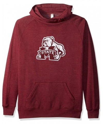 W Asym Redux Hood Mississippi State Bulldogs Maroon Heather $21.78 Hoodies & Sweatshirts