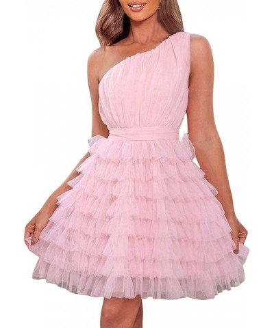 Tulle Dress Women Tutu Dress Birthday Dresses for Women Short Puffy Vintage Prom Dress Strapless Mesh Ruffle Cocktail Party C...