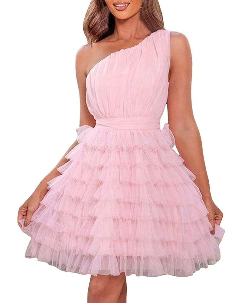 Tulle Dress Women Tutu Dress Birthday Dresses for Women Short Puffy Vintage Prom Dress Strapless Mesh Ruffle Cocktail Party C...