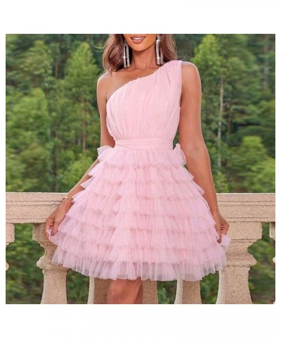 Tulle Dress Women Tutu Dress Birthday Dresses for Women Short Puffy Vintage Prom Dress Strapless Mesh Ruffle Cocktail Party C...