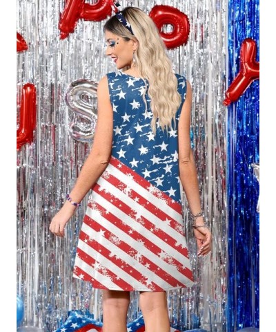 4th of July Womens Summer Casual Beach Dress with Pockets American Flag 1 $11.19 Dresses