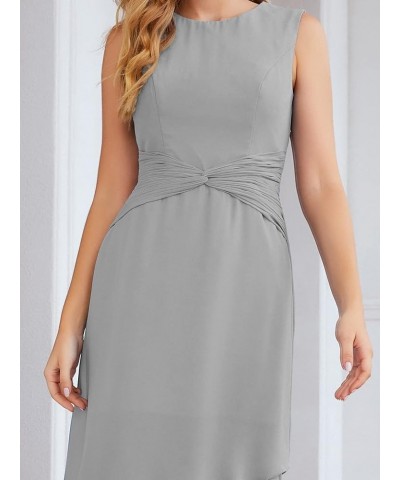 Formal Prom Gowns Chiffon A line Mother of The Bride Dresses Plus Size for Women with Jacket Grey $51.65 Dresses