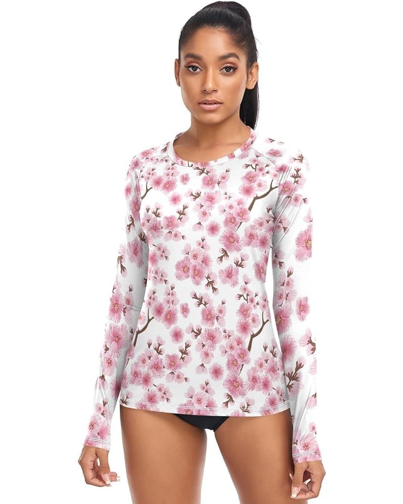 Van Gogh Almond Blossom Women's Rash Guard Shirts Long Sleeve UPF 50+ Swim Shirts Swim Shirt for Women Hiking Beach Multi10 $...