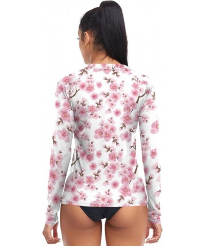 Van Gogh Almond Blossom Women's Rash Guard Shirts Long Sleeve UPF 50+ Swim Shirts Swim Shirt for Women Hiking Beach Multi10 $...