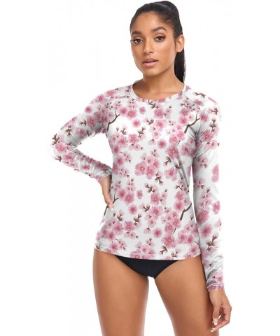 Van Gogh Almond Blossom Women's Rash Guard Shirts Long Sleeve UPF 50+ Swim Shirts Swim Shirt for Women Hiking Beach Multi10 $...