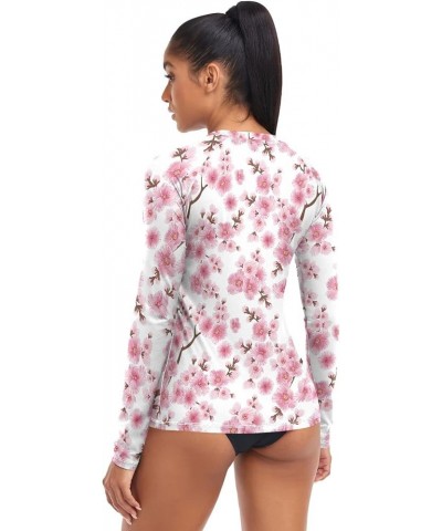 Van Gogh Almond Blossom Women's Rash Guard Shirts Long Sleeve UPF 50+ Swim Shirts Swim Shirt for Women Hiking Beach Multi10 $...