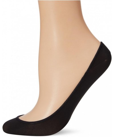 Women's Low Cut Shade Match Liner Sock With Heel Gel Tab Black $7.38 Socks