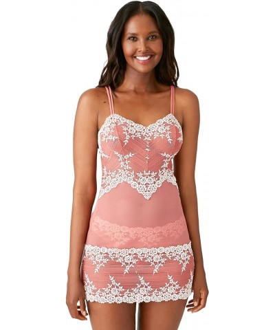 Women's Embrace Lace Chemise Faded Rose $14.49 Lingerie