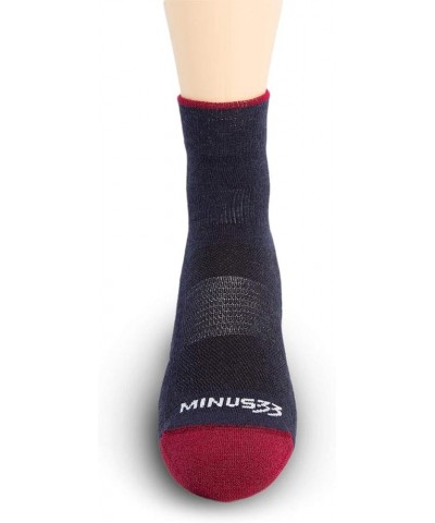 USA Made - Mini Crew Socks - Hiking Socks - Merino Wool - Mountain Heritage S34 Micro + Cushion Patriot $13.62 Activewear