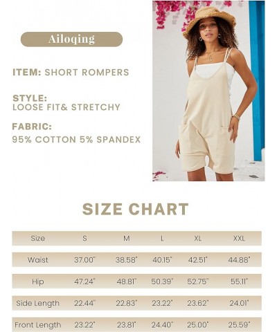 Rompers for Women Summer Stretchy Jumpsuits Adjustable Straps Overalls Shorts Romper Jumpers Onesie Brown $9.17 Jumpsuits