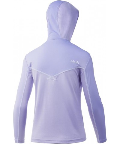 Women's Icon X Hoodie |UPF 50+ Long-Sleeve Fishing Shirt X-Large Lavender $31.34 Activewear