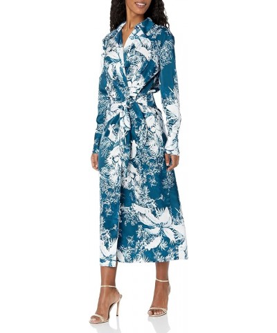 Women's Dorothee Dress Country Garden Teal Print $59.54 Dresses