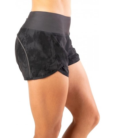 Womens 3" Lightweight Running WOD Volleyball Shorts Workout Mesh Liner Zip Pocket Grey Riptide $15.80 Activewear