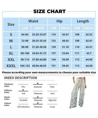 Long Yoga Pants for Women Casual Wide Leg Palazzo Cotton Linen High Waisted Long Pants Smocked Lounge Trousers 04 Dark Gray $...