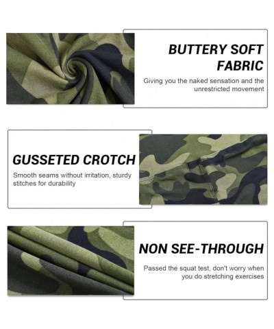 High Waisted Leggings for Women - Soft Opaque Slim Tummy Control Printed Pants for Running Cycling Yoga A-1camo $12.68 Pants