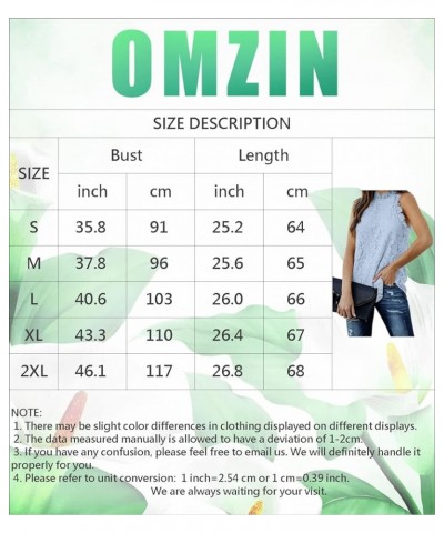 Women's Summer Sleeveless Tops Lace Crochet Shirt Blouse Halter Neck Tank Top Green $11.25 Tanks