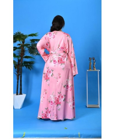 New Plus Size Dresses for Curvy Women, Long Maxi Clothes Party Casual V-Neck 3/4 Sleeve Dress,Ture to Size. Blue+red $14.28 D...