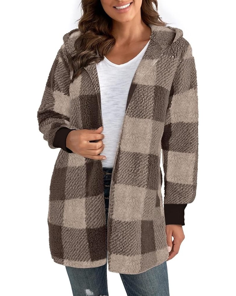 Fall Jackets for Women 2023 Plaid Shacket Flannel Cute Jackets Long Sleeve Fall Outfits Women Trendy Winter Coat 2023 Lightni...