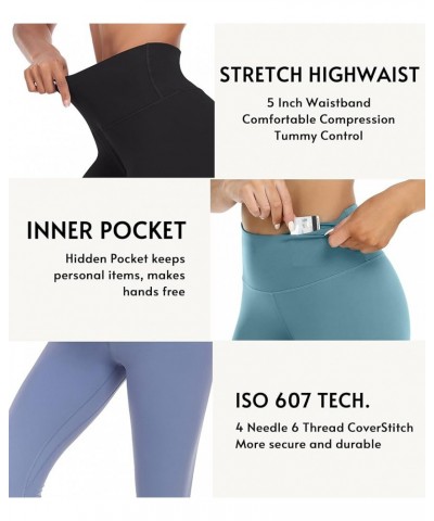 High Waist Compression 7/8 Athletic Leggings-Squat Proof Spandex Yoga Pants Essential 7/8 Leggings Orange Red $10.93 Activewear