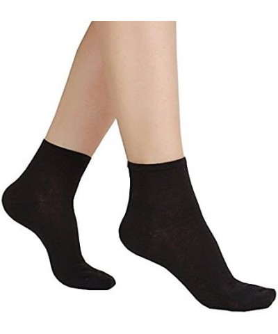 Women's Ultra Thin Cotton Dress Socks,Summer Lightweight Casual Above Ankle Crew Socks 6 or 12 Pairs 12black-s $9.17 Socks