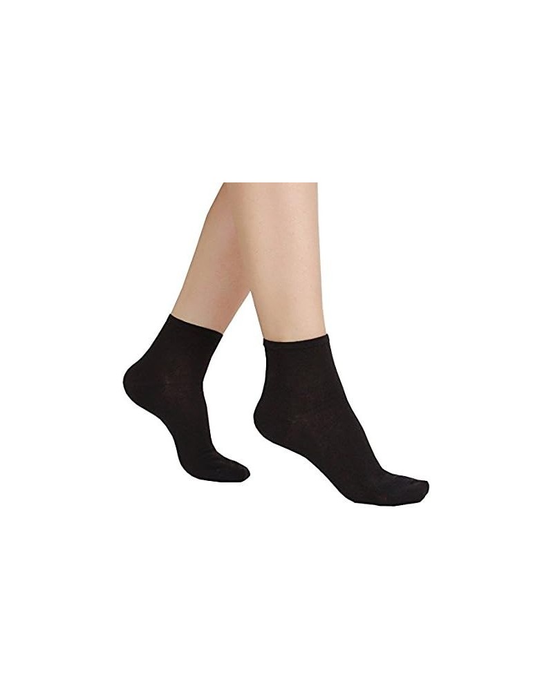 Women's Ultra Thin Cotton Dress Socks,Summer Lightweight Casual Above Ankle Crew Socks 6 or 12 Pairs 12black-s $9.17 Socks