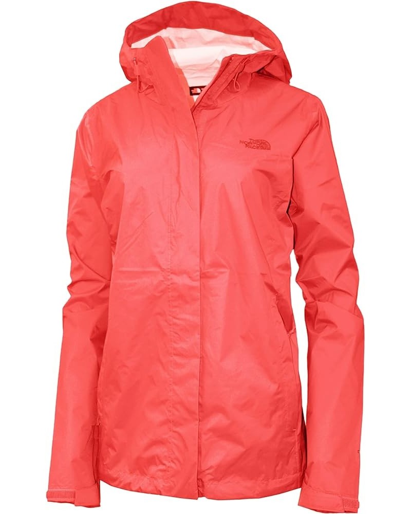 Women's Venture 2 Dryvent Waterproof Hooded Rain Shell Jacket Cayenne Red $67.90 Coats