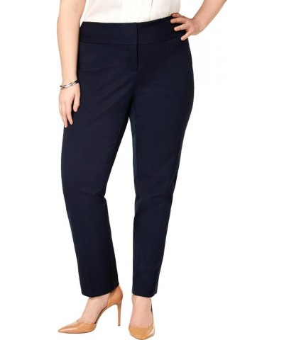 Petite Plus Size Slim Tummy-Control Pants Modern Navy $16.32 Pants