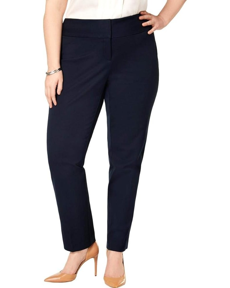 Petite Plus Size Slim Tummy-Control Pants Modern Navy $16.32 Pants