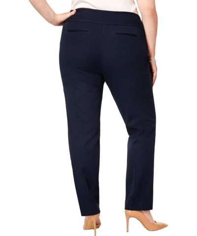 Petite Plus Size Slim Tummy-Control Pants Modern Navy $16.32 Pants