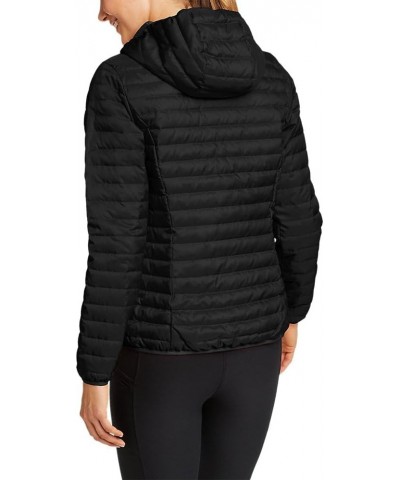 Women's Microlight Down Hooded Jacket Black $66.00 Jackets