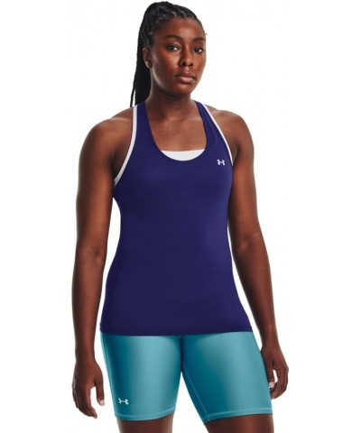 Women's HeatGear Racer Tank (468) Sonar Blue / / Iridescent $15.95 Activewear