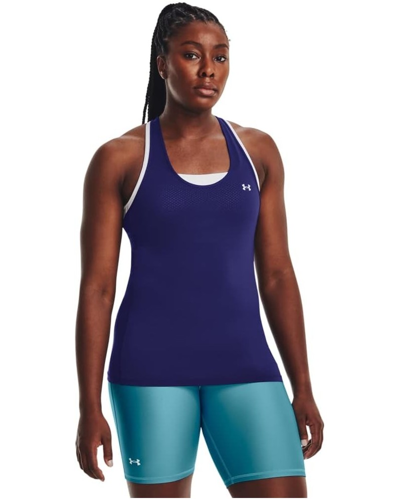 Women's HeatGear Racer Tank (468) Sonar Blue / / Iridescent $15.95 Activewear