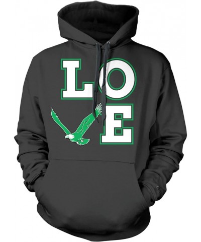 Love Eagle - Philly Sports Team Unisex Hoodie Sweatshirt Charcoal $22.69 Activewear