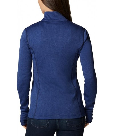 Women's Park View Grid Fleece Full Zip Dark Nocturnal Heather $23.76 Jackets