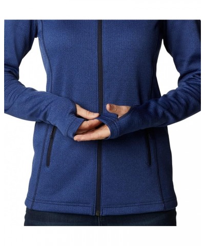 Women's Park View Grid Fleece Full Zip Dark Nocturnal Heather $23.76 Jackets