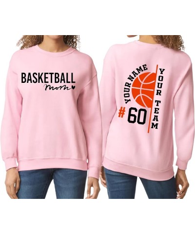 Custom Basketball Mom Sweatshirt, Basketball Mom Sweatshirt, Basketball Sweatshirt For Mom, Sweatshirt for women Basketball M...