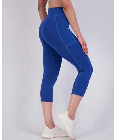 4 Pack: Women's Capri Leggings with Pockets Casual Yoga Workout Exercise Pants (Available in Plus Size) Standard Set 9 $26.99...