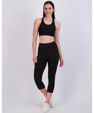 4 Pack: Women's Capri Leggings with Pockets Casual Yoga Workout Exercise Pants (Available in Plus Size) Standard Set 9 $26.99...