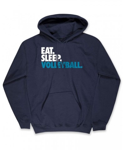 Volleyball Standard Sweatshirt | Eat Sleep Volleyball Adults Sizes Youth Navy $22.94 Hoodies & Sweatshirts